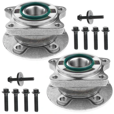 2 Pcs Rear Wheel Bearing & Hub Assembly