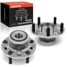 A-Premium APHB1456 1997-2001 Acura Integra Wheel Bearing and Hub Assembly Kit Rear Driver & Passenger