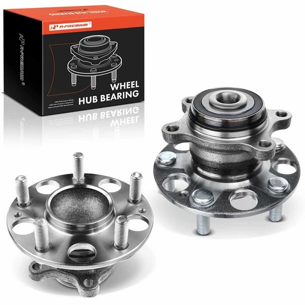 A-Premium APHB0150 2006-2010 Acura CSX Wheel Bearing and Hub Assembly Kit Rear Driver & Passenger