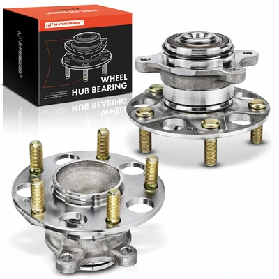 2 Pcs Rear Wheel Bearing & Hub Assembly for 2006-2011 Honda Civic