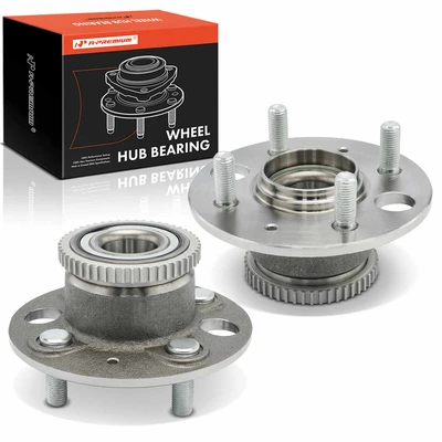 2 Pcs Rear Wheel Bearing & Hub Assembly