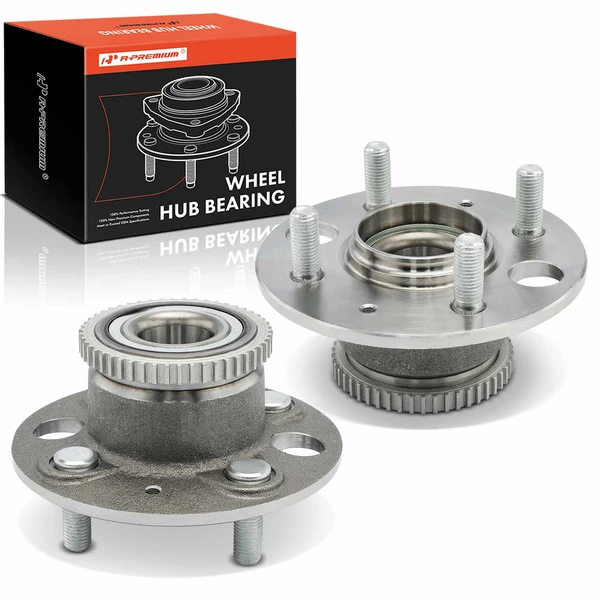 2 Pcs Rear Wheel Bearing & Hub Assembly for 2002-2003 Honda Civic