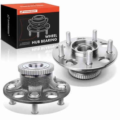 2 Pcs Rear Wheel Bearing & Hub Assembly