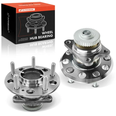 2 Pcs Rear Wheel Bearing & Hub Assembly