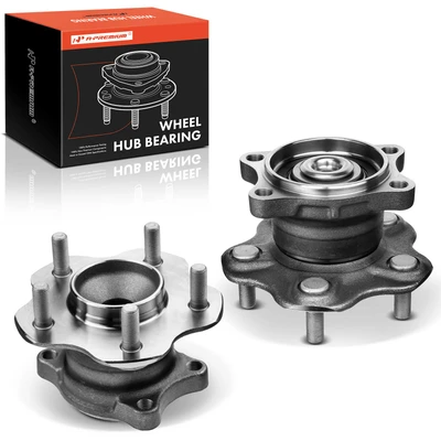 2 Pcs Rear Wheel Bearing & Hub Assembly