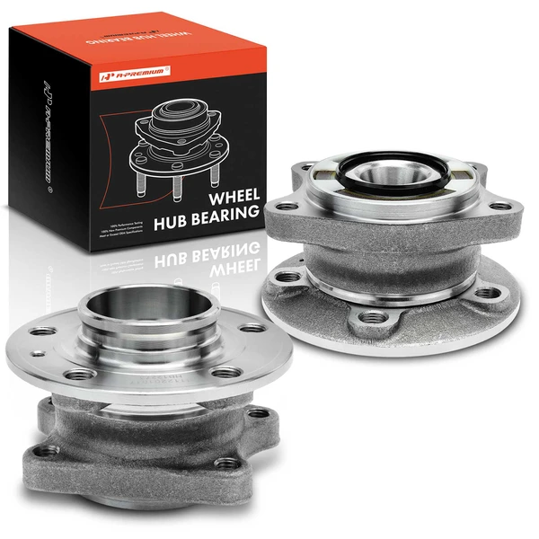 2 Pcs Rear Wheel Bearing & Hub Assembly for 2003-2014 Volvo XC90