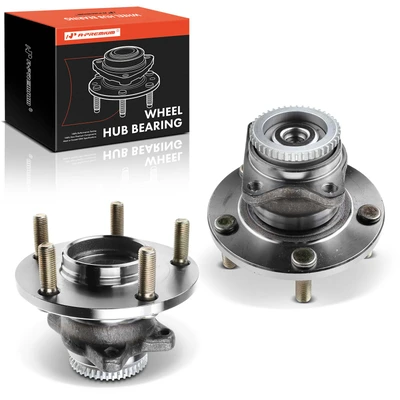 2 Pcs Rear Wheel Bearing & Hub Assembly