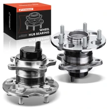 2 Pcs Rear Wheel Bearing & Hub Assembly with ABS Sensor