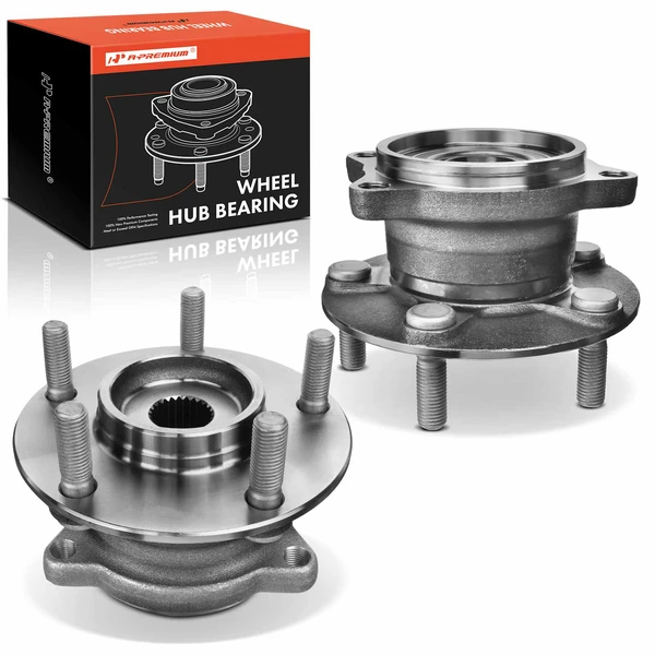 A-Premium APHB0732 Wheel Bearing and Hub Assembly Kit Rear Driver & Passenger