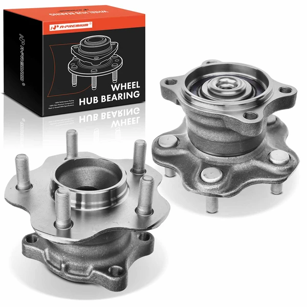 2 Pcs Rear Wheel Bearing & Hub Assembly for 2002-2006 Nissan Altima