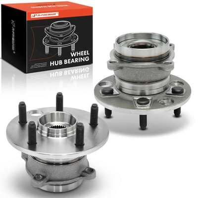 2 Pcs Rear Wheel Bearing & Hub Assembly
