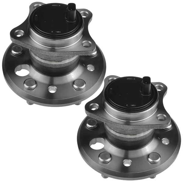 2 Pcs Rear Passenger Wheel Bearing & Hub Assembly with ABS Sensor for Toyota Camry Avalon Lexus