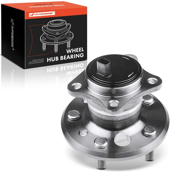 Rear Passenger Wheel Bearing & Hub Assembly with ABS Sensor for Toyota Camry Avalon Lexus