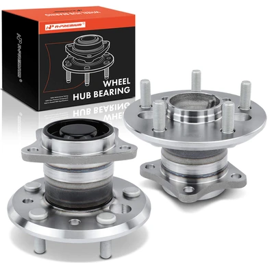 2 Pcs Rear Wheel Bearing & Hub Assembly
