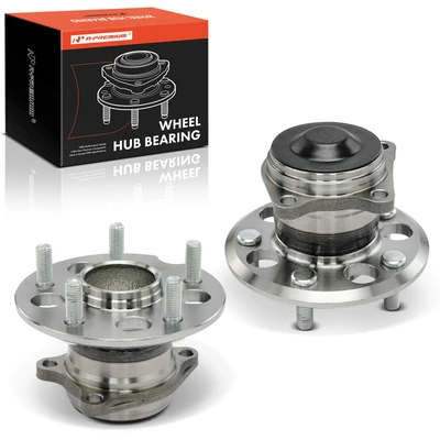 2 Pcs Rear Wheel Bearing & Hub Assembly