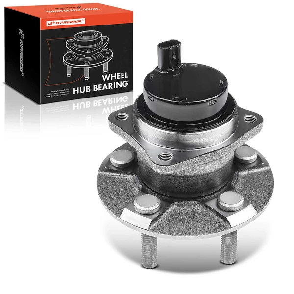 Rear Driver or Passenger Wheel Bearing & Hub Assembly with ABS Sensor for 2003-2008 Pontiac Vibe