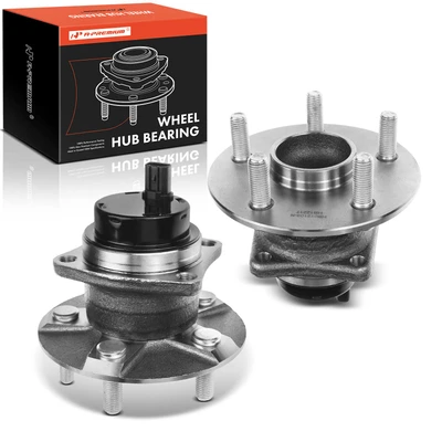 2 Pcs Rear Wheel Bearing & Hub Assembly