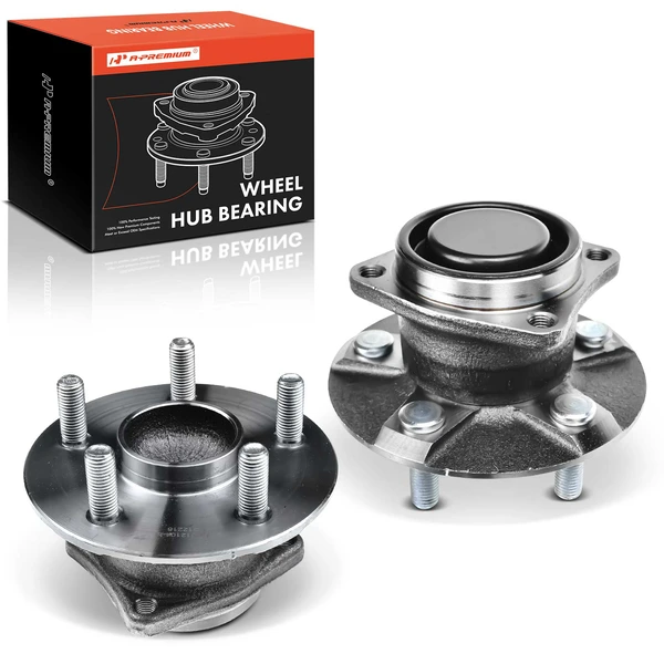 2 Pcs Rear Wheel Bearing & Hub Assembly for 2003-2008 Pontiac Vibe