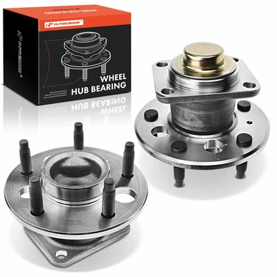 2 Pcs Rear Wheel Bearing & Hub Assembly