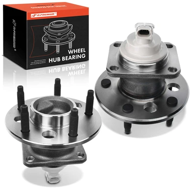 2 Pcs Rear Wheel Bearing & Hub Assembly