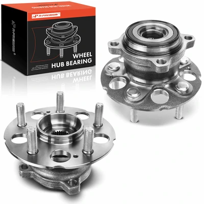 2 Pcs Rear Wheel Bearing & Hub Assembly