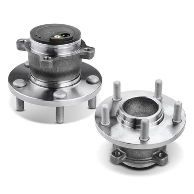 2 Pcs Rear Wheel Bearing & Hub Assembly