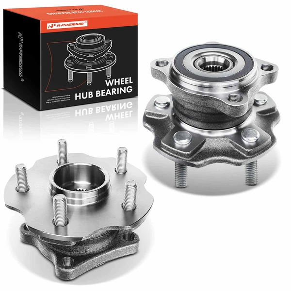 2 Pcs Rear Wheel Bearing & Hub Assembly for 2010-2022 Lexus RX350