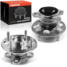 2 Pcs Rear Wheel Bearing & Hub Assembly