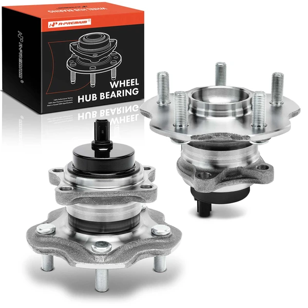 2 Pcs Rear Wheel Bearing & Hub Assembly with ABS Sensor for 2016 Scion iM