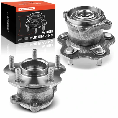 2 Pcs Rear Wheel Bearing & Hub Assembly