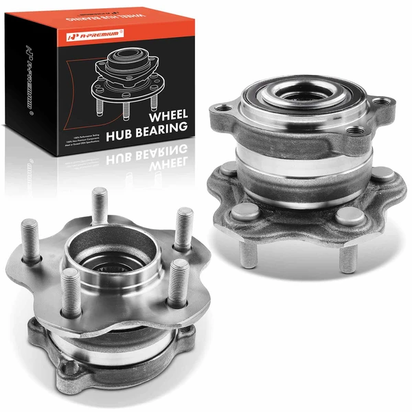 2 Pcs Rear Wheel Bearing & Hub Assembly for Infiniti M35 2006-2008