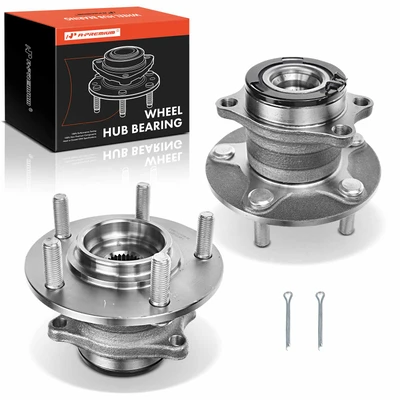 2 Pcs Rear Wheel Bearing & Hub Assembly