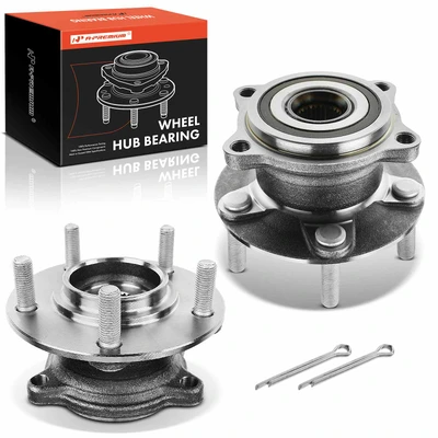 2 Pcs Rear Wheel Bearing & Hub Assembly