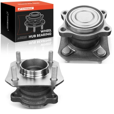 2 Pcs Rear Wheel Bearing & Hub Assembly