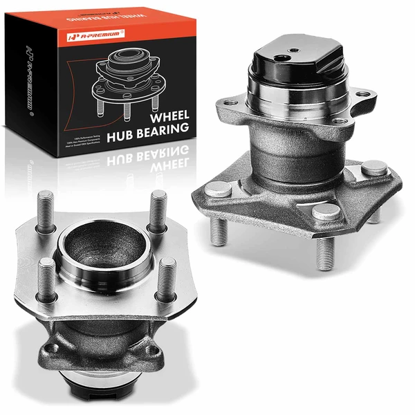 2 Pcs Rear Wheel Bearing & Hub Assembly for Nissan Versa 2007-2012 L4 1.8L