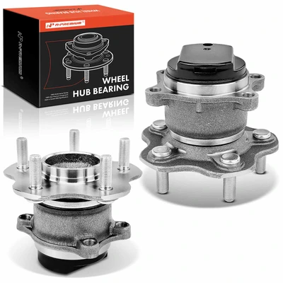 2 Pcs Rear Wheel Bearing & Hub Assembly