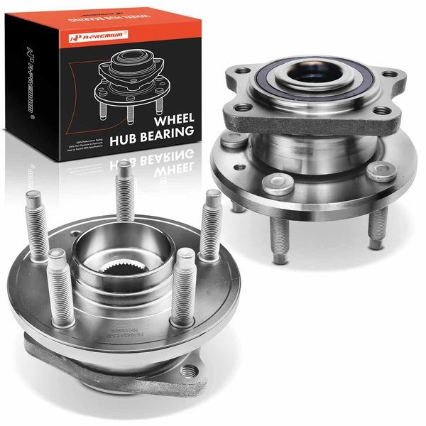 2 Pcs Rear Wheel Bearing & Hub Assembly for 2005-2007 Ford Freestyle