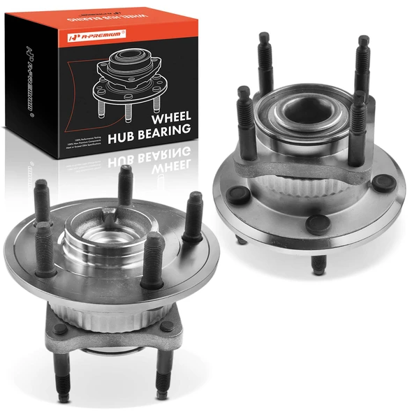 2 Pcs Rear Wheel Bearing & Hub Assembly for 2005-2010 Jeep Grand Cherokee