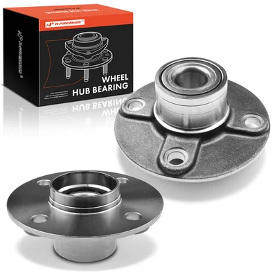2 Pcs Rear Wheel Bearing & Hub Assembly