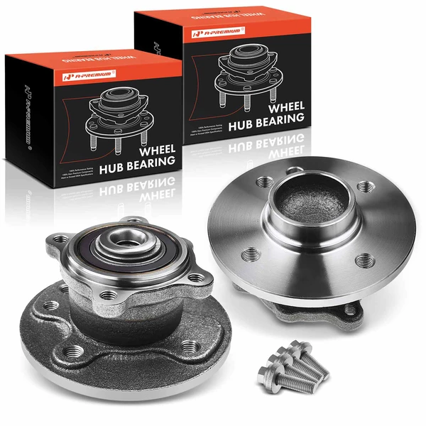 A-Premium APHB0074 2002-2006 Mini Cooper Wheel Bearing and Hub Assembly Kit Rear Driver & Passenger
