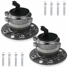 2 Pcs Rear Wheel Bearing & Hub Assembly with ABS Sensor for Saab 9-3 2003-2011 9-3X