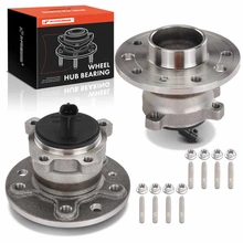 2 Pcs Rear Wheel Bearing & Hub Assembly with ABS Sensor for 2003-2011 Saab 9-3