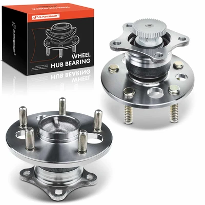 2 Pcs Rear Wheel Bearing & Hub Assembly