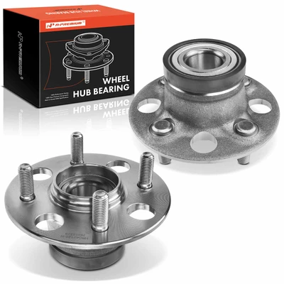 2 Pcs Rear Wheel Bearing & Hub Assembly