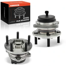 2 Pcs Rear Wheel Bearing & Hub Assembly with ABS Sensor