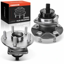 2 Pcs Rear Wheel Bearing & Hub Assembly with ABS Sensor
