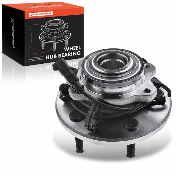 Rear Driver or Passenger Wheel Bearing & Hub Assembly with ABS Sensor for Chrysler Pacifica