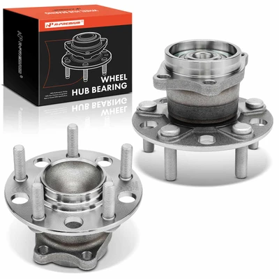 2 Pcs Rear Driver & Passenger Wheel Hub Bearing Assembly