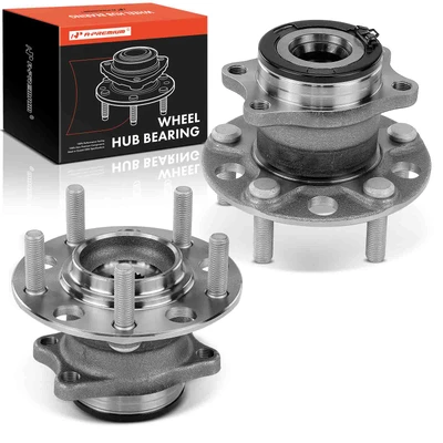 2 Pcs Rear Wheel Bearing & Hub Assembly