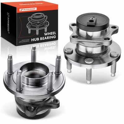 2 Pcs Rear Wheel Bearing & Hub Assembly